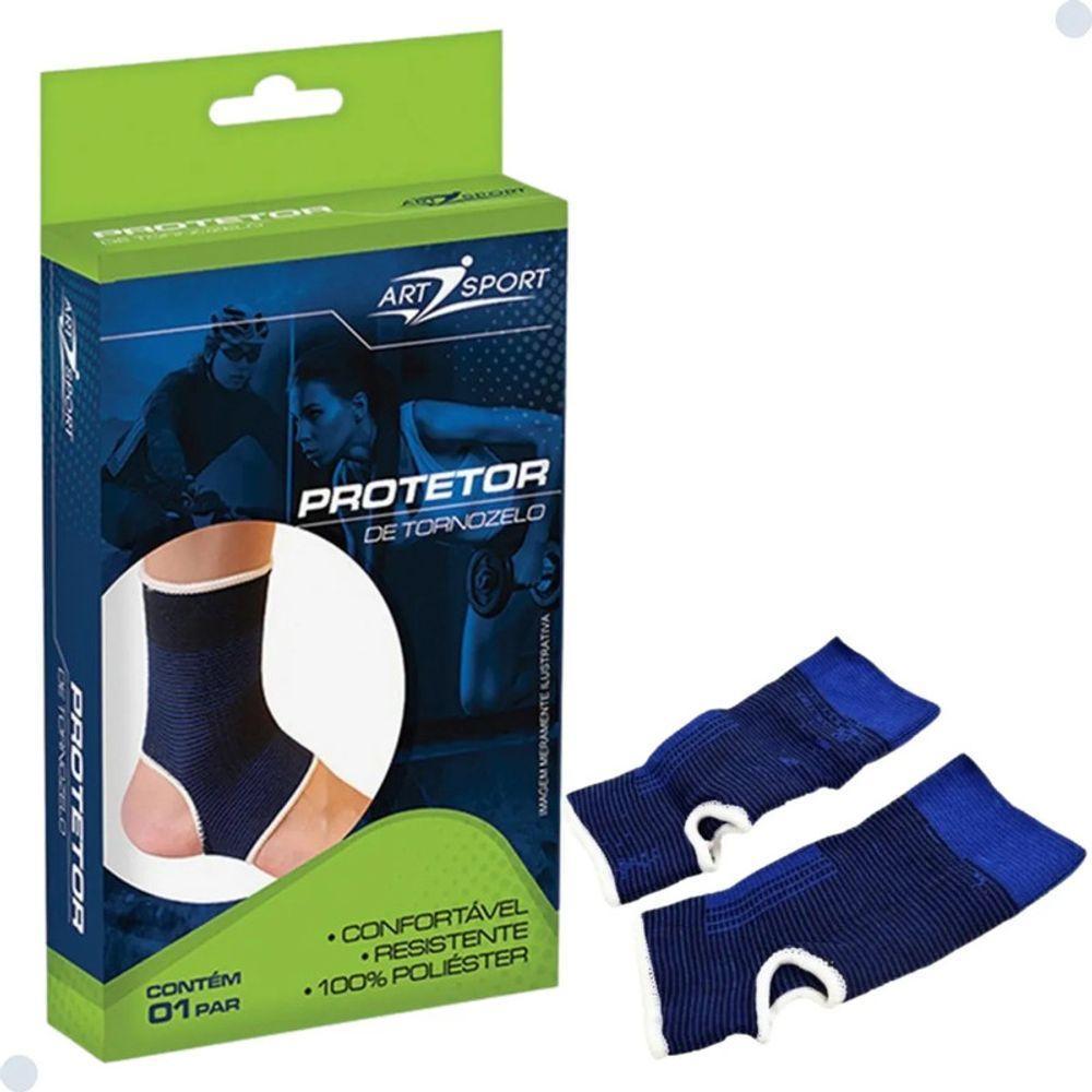 Tornozeleira Elástica Protetor Tornozelo Calcanhar Flexível - 1