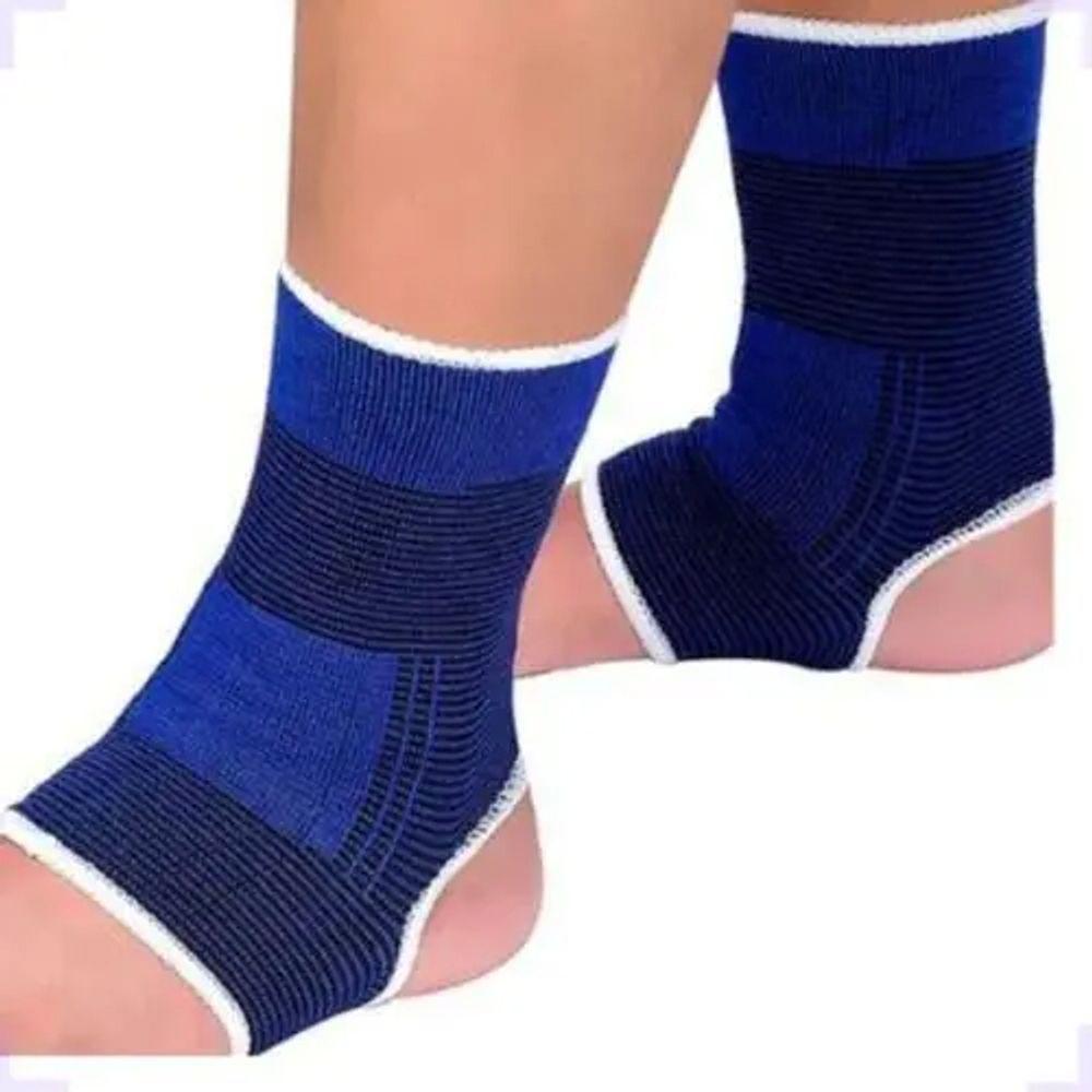Tornozeleira Elástica Protetor Tornozelo Calcanhar Flexível - 10
