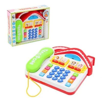 Telefone Infantil Divertido Casa Com Som Luz Brinquedo