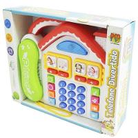 Telefone Infantil Divertido Casa Com Som Luz Brinquedo - 3