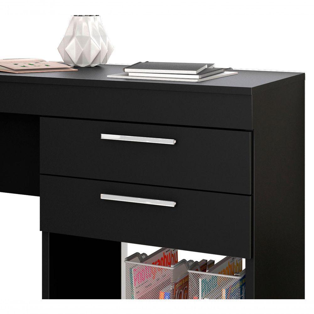 Mesa Para Computador Office Preto - Notável - 4