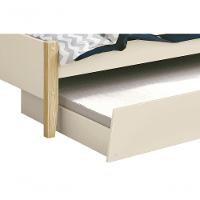 Cama Babá Solteiro Com Auxiliar Simba Areia Fosco Com Natural - Moveisaqui - 3