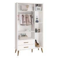 Quarto De Bebê Isis 3 Portas Branco Acetinado Com Colchão Gazin - Reller - 5