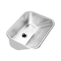 Tanque Em Aço Inox Monobloco Ghelplus Para Embutir 43,5x43,2cm - 1