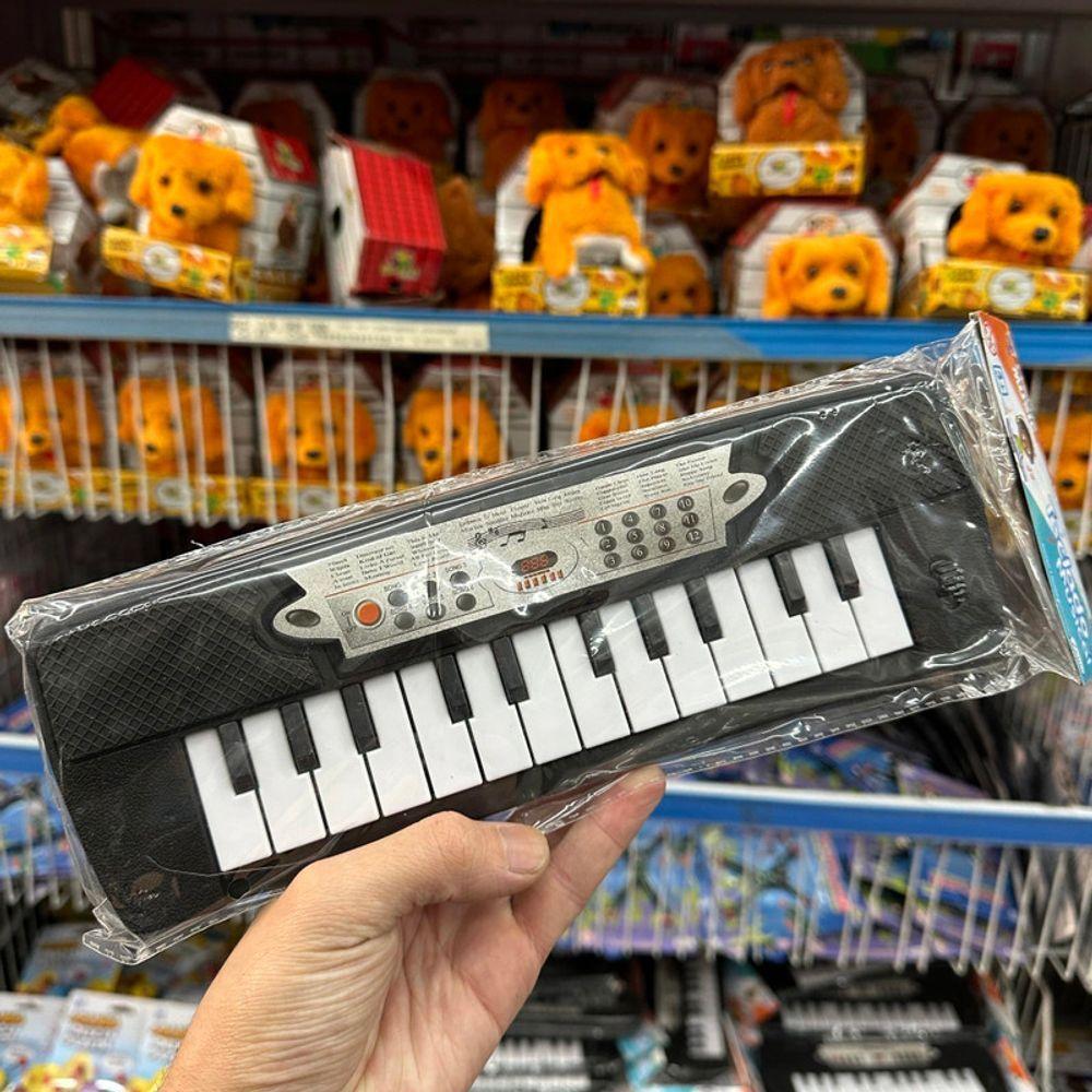 Teclado Piano Musical Brinquedo Educativo Criança Som Elétri - 2