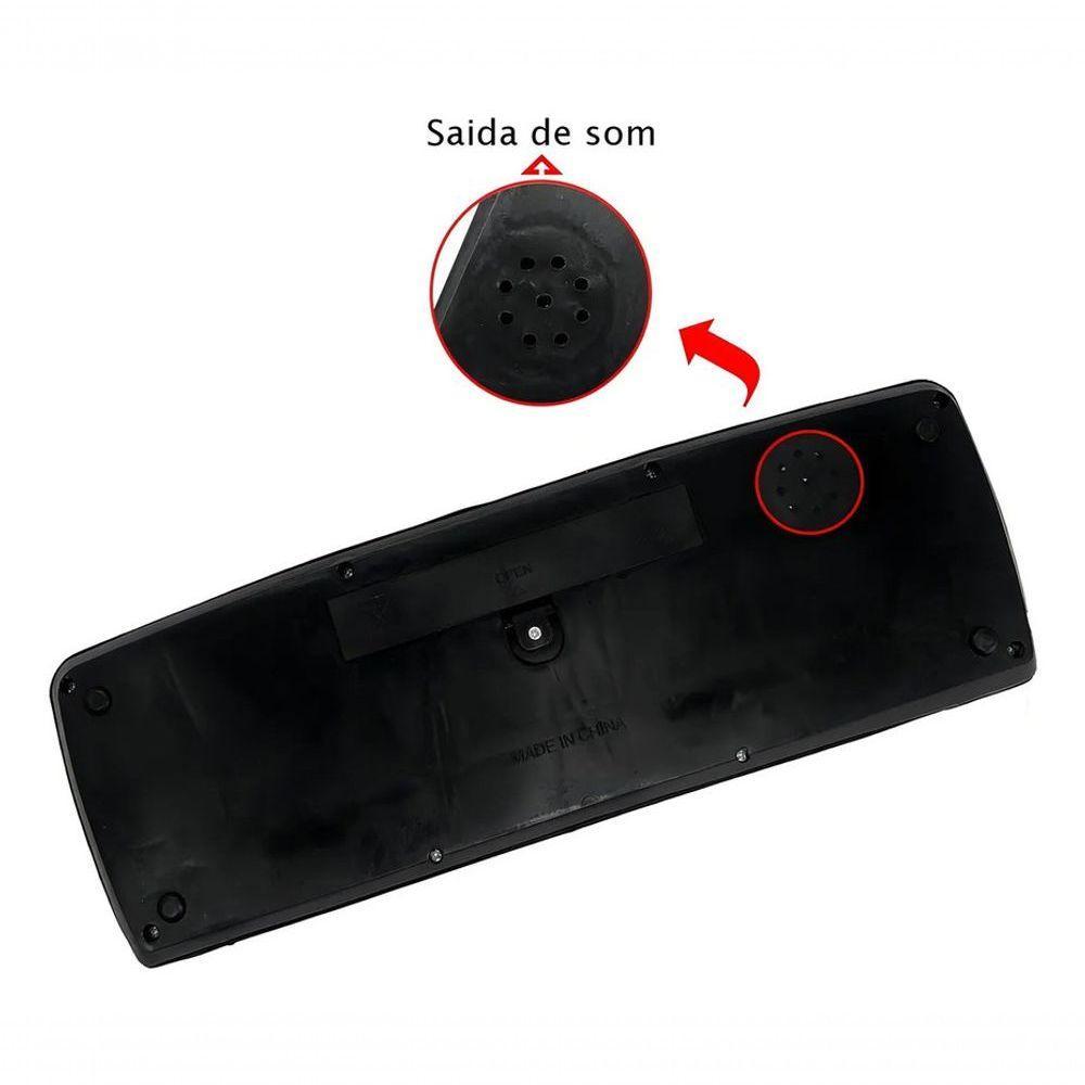 Teclado Piano Musical Brinquedo Educativo Criança Som Elétri - 7