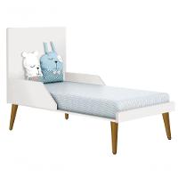 Berço Americano Théo New Branco Fosco Com Madeira - Moveisaqui - 5