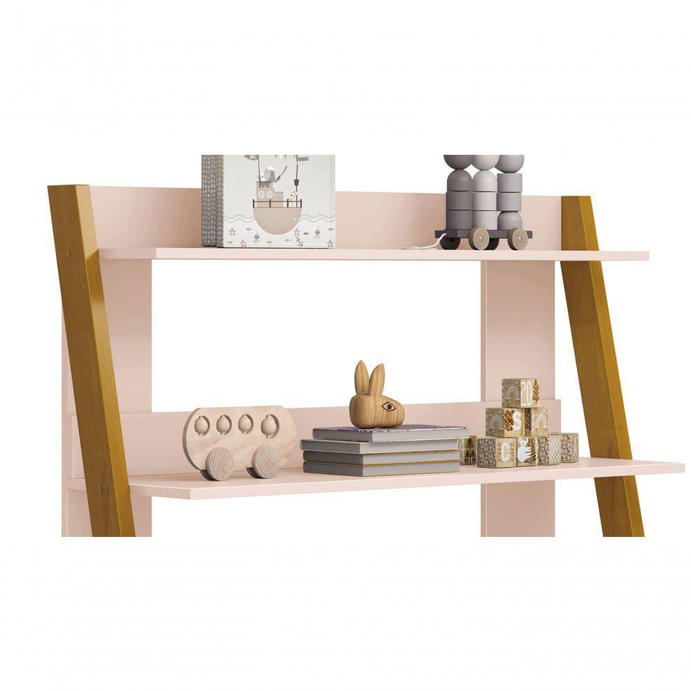 Estante Escrivaninha Simba Rosa Fosco - Reller - 3