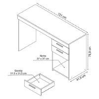 Mesa Para Computador Office Freijó - Notável - 6