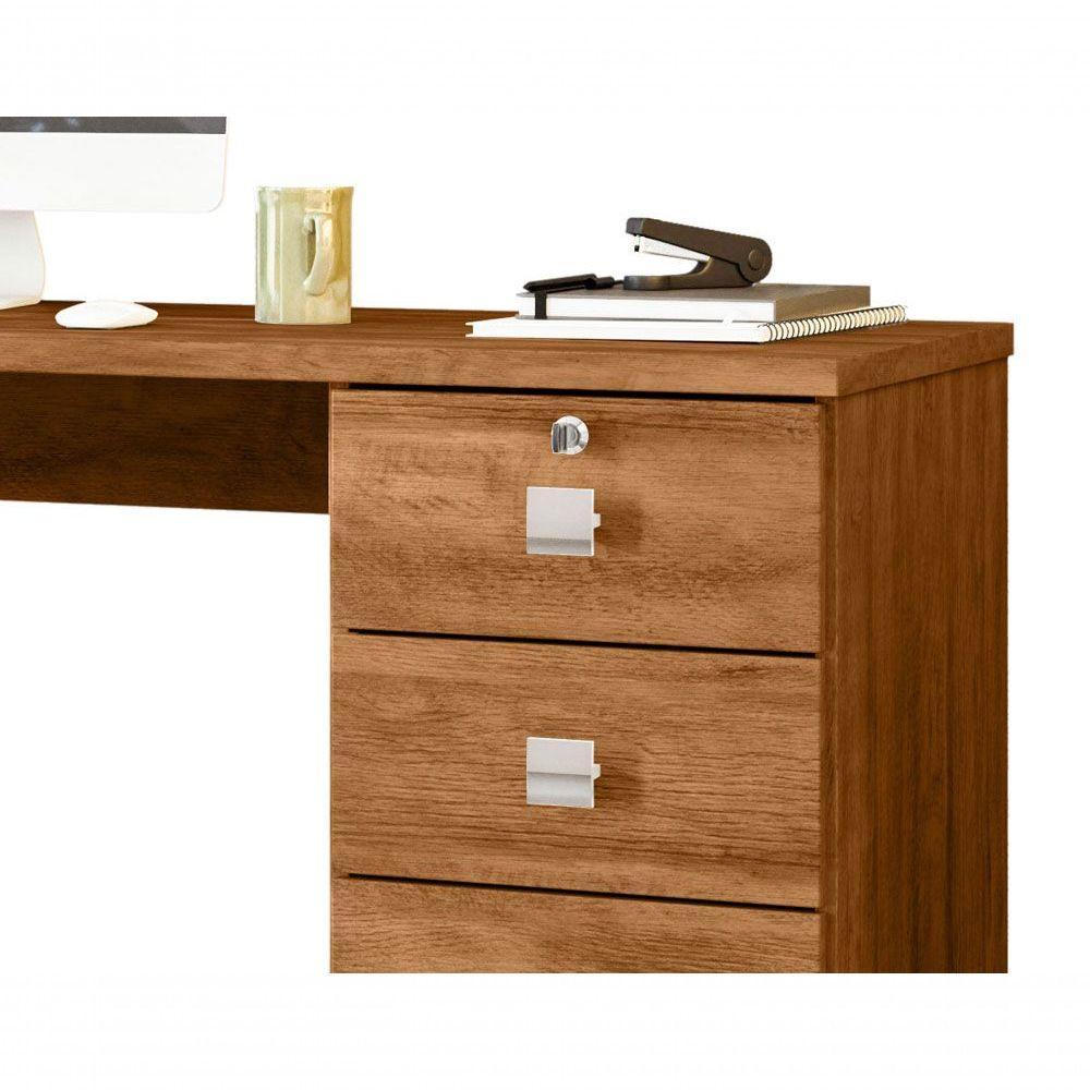 Escrivaninha Dubai Amêndoa - Lukaliam Móveis - 3