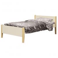 Cama Babá Solteiro Simba Areia Fosco Com Natural - Moveisaqui - 1