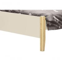 Cama Babá Solteiro Simba Areia Fosco Com Natural - Moveisaqui - 3