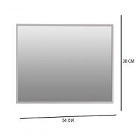 Gabinete Nicho Suspenso Com Espelheira Para Banheiro Com Lavatório Beta Branco Com Marmorizado Branco - Moveisaqui - 4