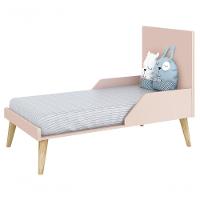 Berço Americano Théo New Rosa Fosco Com Natural - Reller - 5