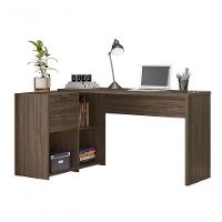 Mesa Para Computador Office Zínia Nogal - Moveisaqui - 5