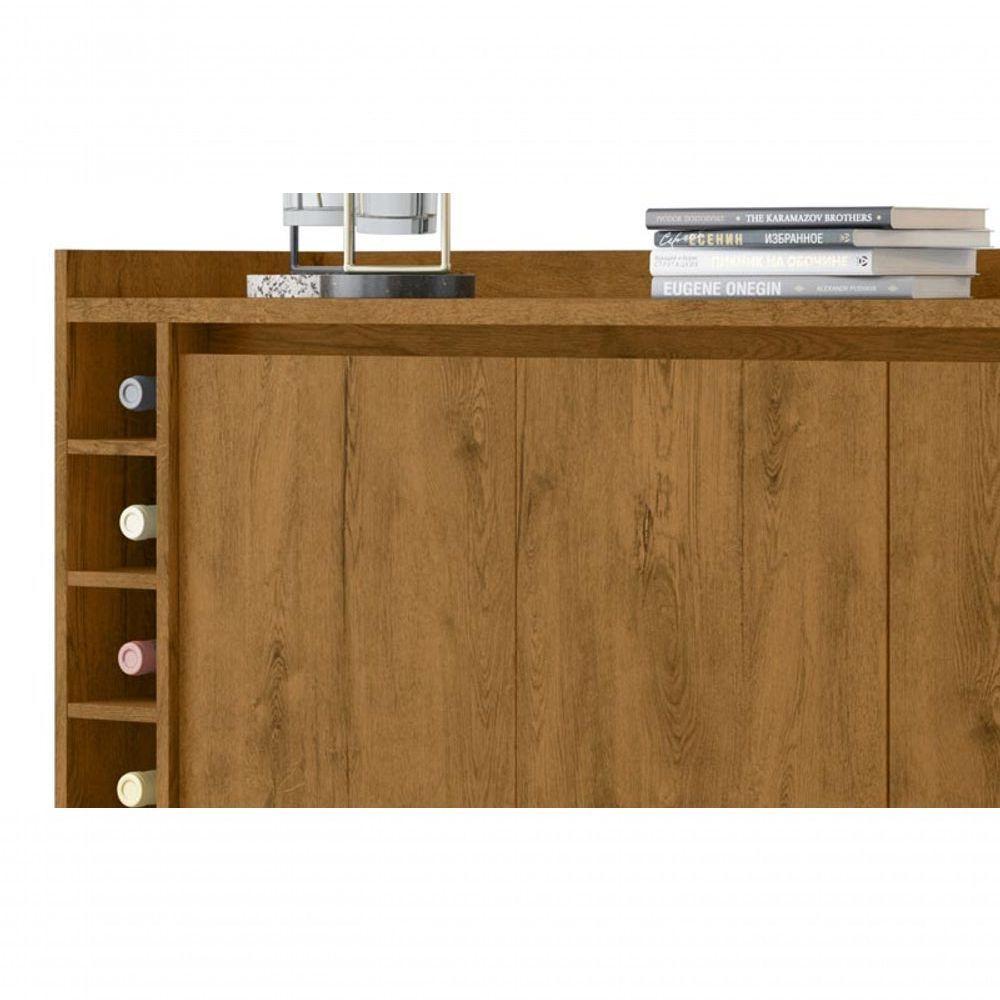 Buffet Com Adega Estilo Freijó - Moveisaqui - 3