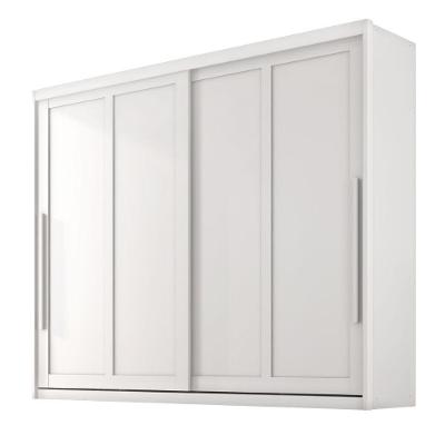 Guarda Roupas Casal 2 Portas De Correr 6 Gavetas Firenze Branco
