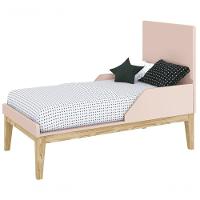 Berço Americano Classic New Rosa Fosco Com Natural - Reller - 5