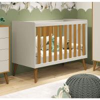 Berço Americano Retrô Isis Areia Fosco Com Savana Fosco - Moveisaqui