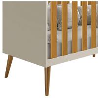 Berço Americano Retrô Isis Areia Fosco Com Savana Fosco - Moveisaqui - 5