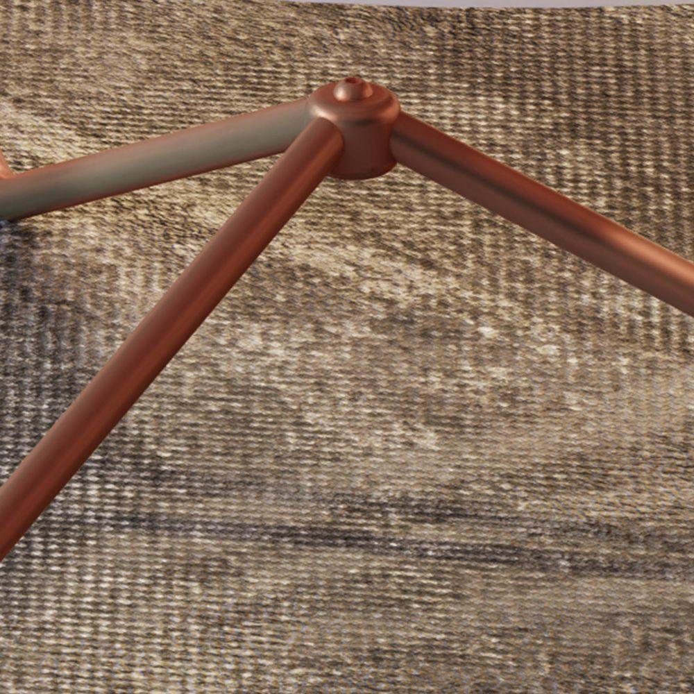 Mesa De Centro Jb 8006 Luxo Off White Pe Bronze - Moveis Jb - 4