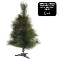 Árvore De Natal Pinheiro Cacto Verde Premium 35 Galhos 60cm - Master Christmas - 3
