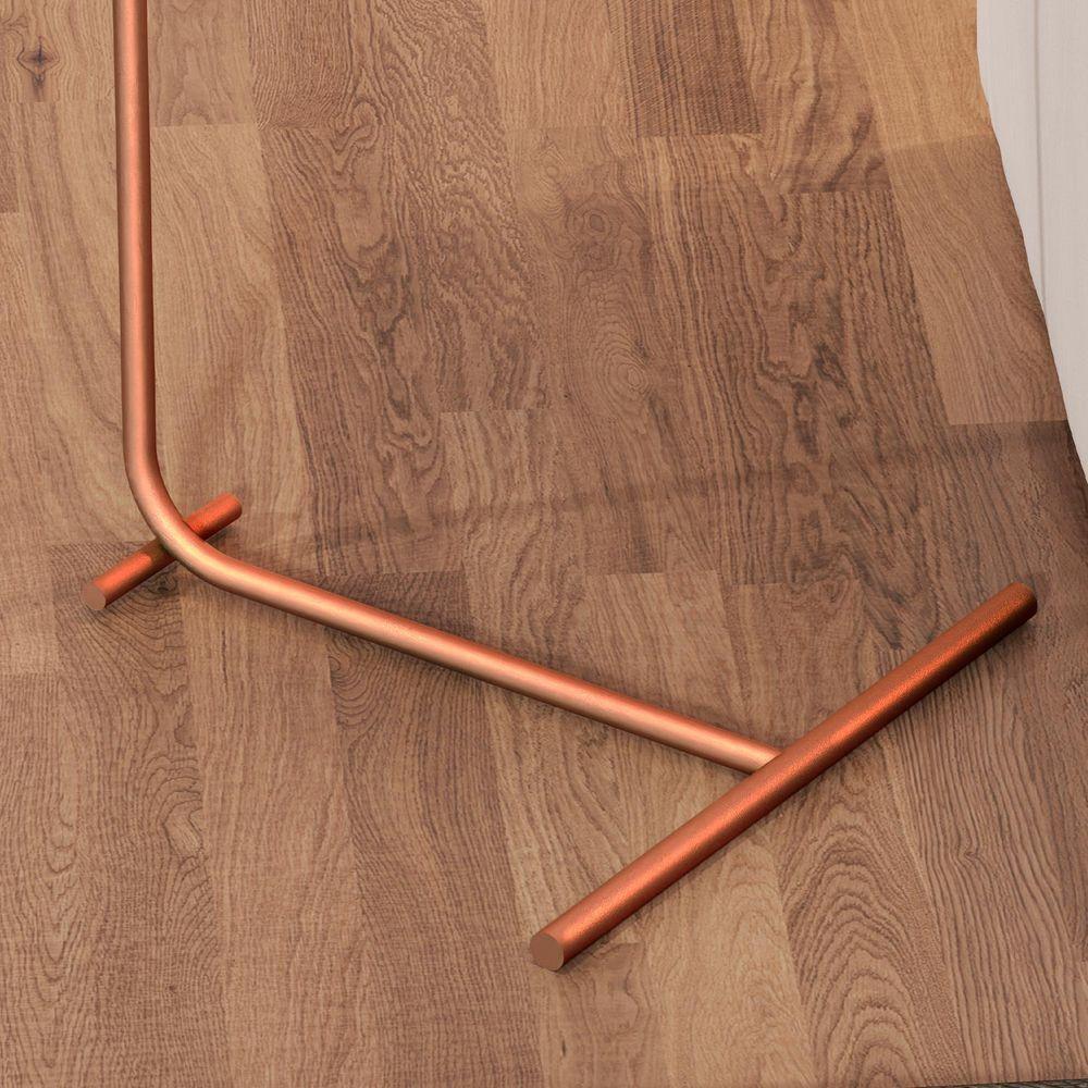 Mesa De Apoio Sofa Organic Nature Pe Bronze - Moveis Jb - 4