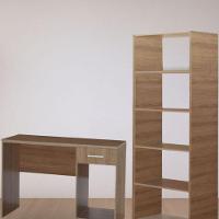 Kit Estante Para Livros Mesa Escrivaninha Giovana Mel