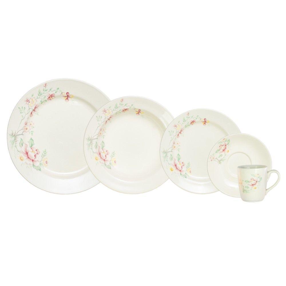 Aparelho De Jantar 20 Peças Primavera Suave Schmidt - 1