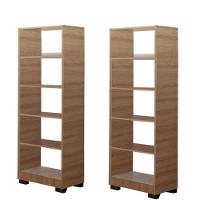 Kit 2 Estante Para Livros Onix Mel 4 Prateleira - 1