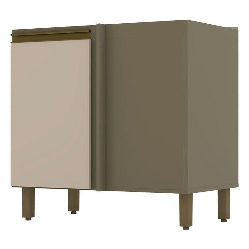 Balcão Canto Reto Connect Duna Cristal - Henn - 1