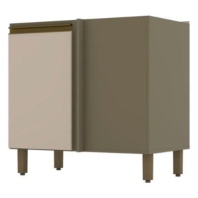 Balcão Canto Reto Connect Duna Cristal - Henn