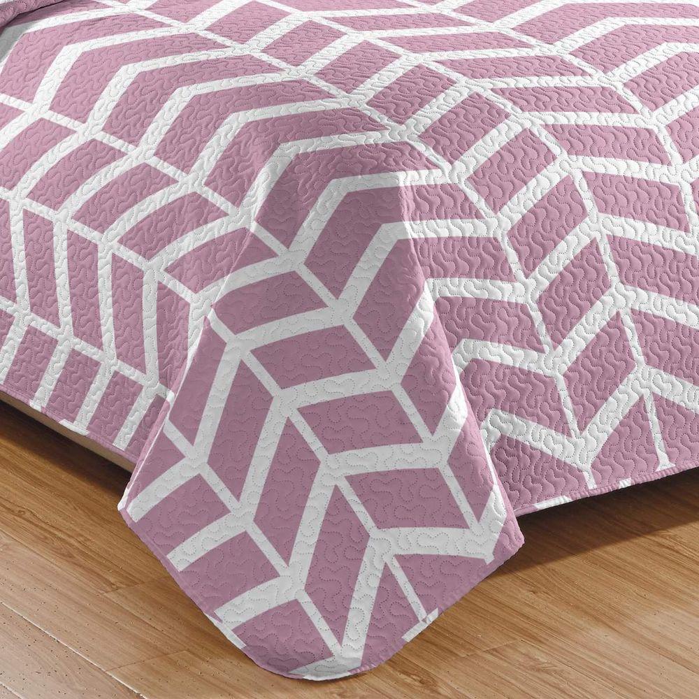 Kit Cobre Leito Casal + 2 Porta-travesseiros Patchwork Gales - 1 - 3