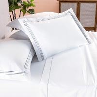 Jogo De Lençol Adeli Casal 4 Peças Micropercal 400 Fios Detalhe Bordado - Branco - 100% Poliéster - 2