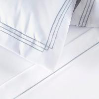 Jogo De Lençol Adeli Casal 4 Peças Micropercal 400 Fios Detalhe Bordado - Branco - 100% Poliéster - 3