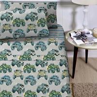 Jogo De Lençol Planeta Mágico Solteiro 3 Peças Infantil Estampado - Corrida Race - 100% Poliéster - 1