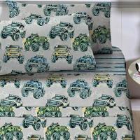 Jogo De Lençol Planeta Mágico Solteiro 3 Peças Infantil Estampado - Corrida Race - 100% Poliéster - 2