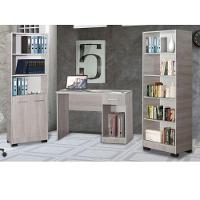 Kit 2 Estante Para Livros Mesa Escrivaninha Giovana Natural Com Porta - 10