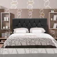 Cabeceira Estofada Queen 160 Cm Geovana Suede Cinza Escuro - 6