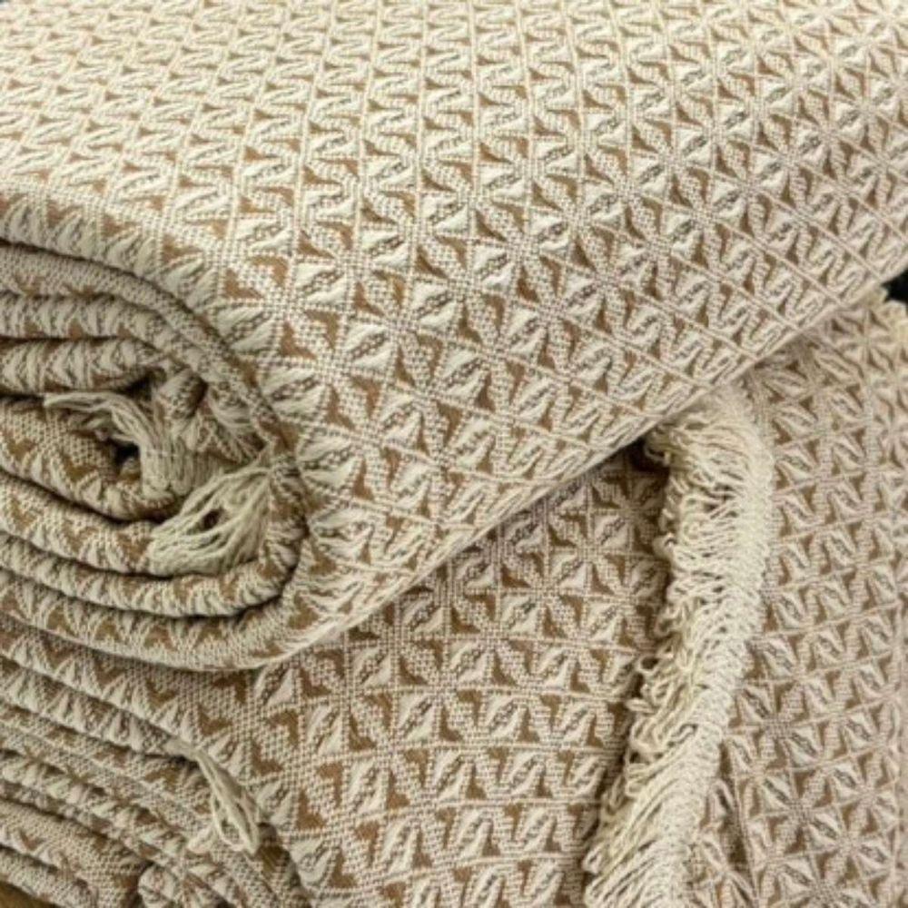 Manta Para Sofá Rubi King 260cm X 250cm Caramelo-cru - 3