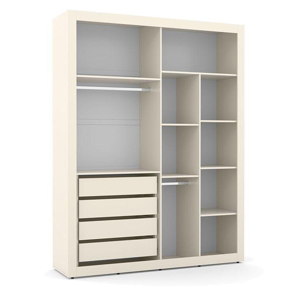 Quarto De Bebe 4 Portas Tutto New Off White Com Capitonê New Boucle - Matic - 7