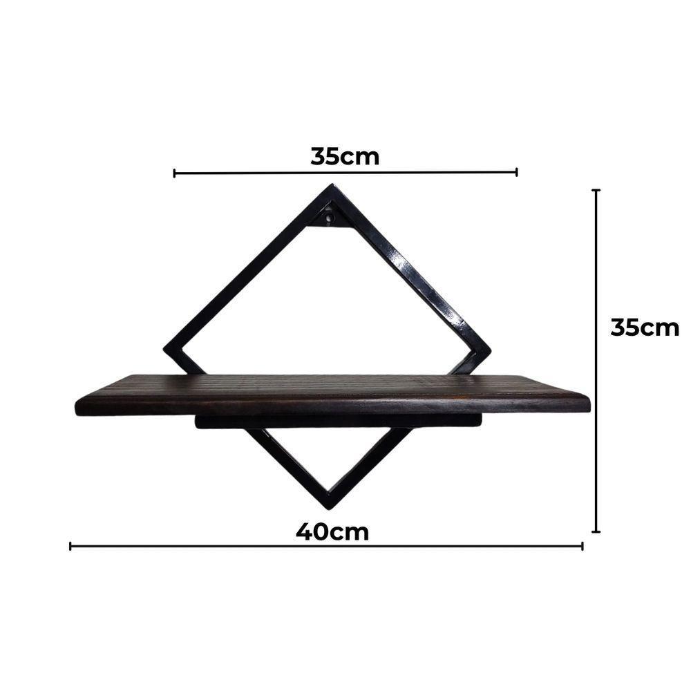 Nicho Multiuso Suspenso Industrial Prateleira Lavanderia Cozinha Sala - 3