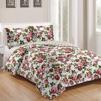 Kit Cobre Leito Casal + 2 Porta-travesseiros Patchwork Siena - 8 - 1