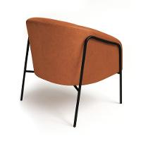 Poltrona Sala Industrial Alta Preto Stella Sintético Pu D03 - D'rossi Nozes - 6