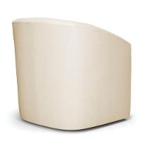 Poltrona Decorativa Base Giratória Kit 2 Stella Max Linho Bege D03 - D'rossi - 7