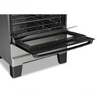 Fogão A Gás Mesa De Vidro Limpa Esmaltec Ideal Master Glass T5vfi Inox 5 Bocas Bivolt