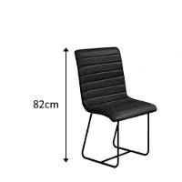 Conjunto De Jantar Itália Com 6 Cadeiras Base Goiás Bm Tubulares Off White-courissimo 134 - 2