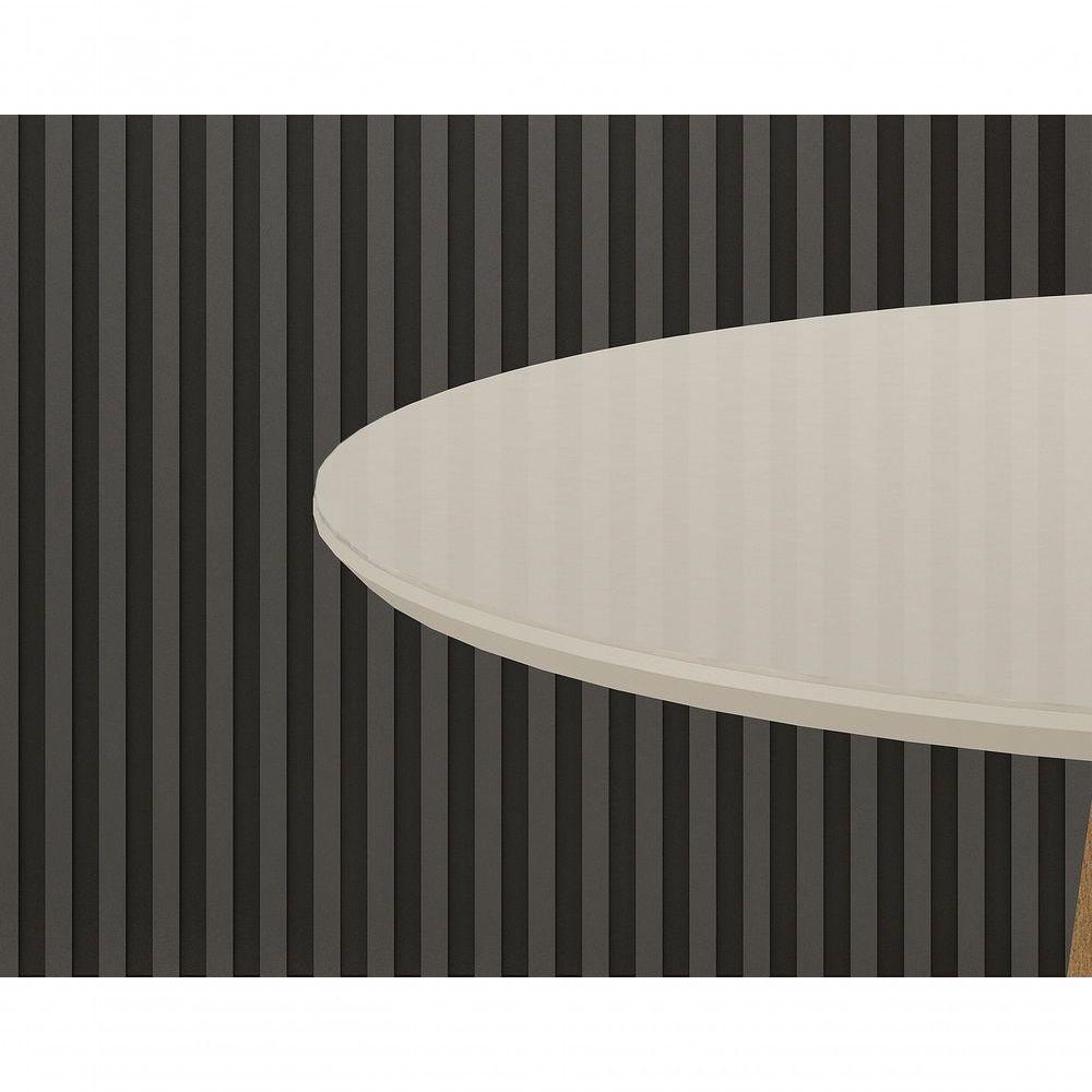 Conjunto Mesa Rose Com 4 Cadeiras Lara Prata Linho - 3