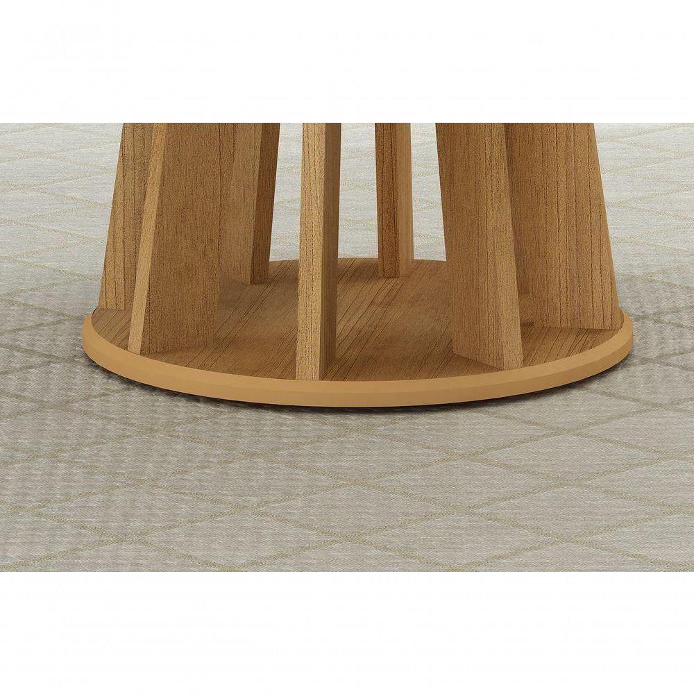 Conjunto Mesa Rose Com 4 Cadeiras Lara Prata Linho - 4