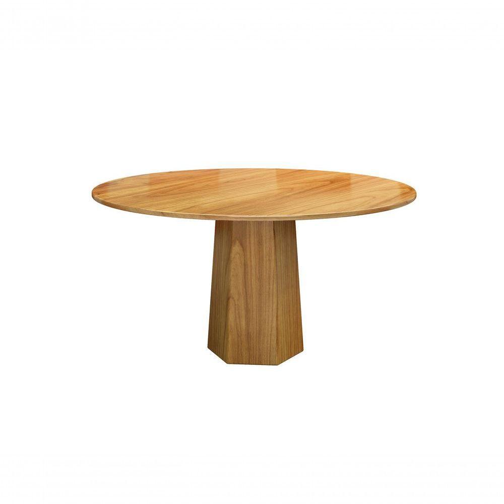 Conjunto De Jantar Itália Com 6 Cadeiras E Mesa Redonda Roraima Bm Tubulares Cinamomo-courissimo 132 - 5